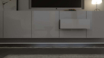 Lumines profile type FLARO lacquered black, 3 m